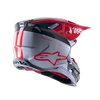 Alpinestars Alpinestars Supertech S-M10 Acumen MX Helmet Red Fluo Black Silver - Thumbnail 3