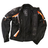 Sports Jacket Black Orange White