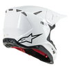 Alpinestars Alpinestars Supertech S-M10 MX Helmet Solid White - Thumbnail 2
