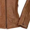MotoGirl MotoGirl Valerie Leather Jacket Camel - Thumbnail 4