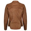 MotoGirl MotoGirl Valerie Leather Jacket Camel - Thumbnail 2