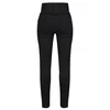 MotoGirl MotoGirl Ribbed Knee Leggings Black - Thumbnail 2