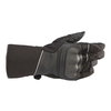 Alpinestars WR-2 V2 Goretex Black Waterproof Motorcycle Gloves Back                                                                                                                                                                                            
