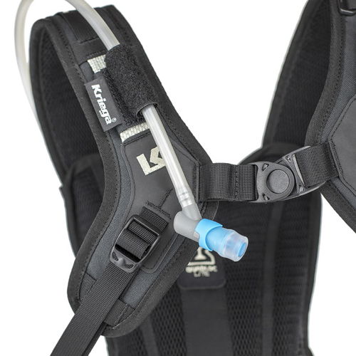 Kriega Hydro-2 Black Motorcycle Backpack Mouthpiece                                                                                                                                                                                                            