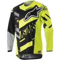 Racer Youth Screamer Jersey 1511 Black Yellow Fluo Grey