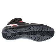 Viper Short Boots Black Red