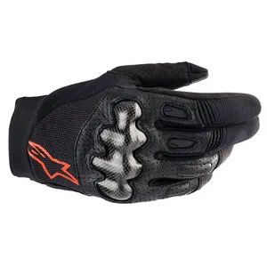 Alpinestars Megawatt V2 Gloves Black Red Fluo