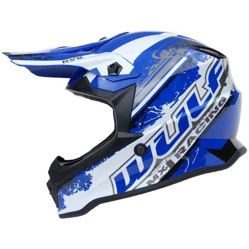 Wulfsport Cub Off Road Pro Helmet Blue