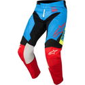 Racer Youth Supermatic Pants 7113 Aqua Black Red