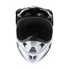 Fox V1 Race Black Motocross Helmet Front                                                                                                                                                                                                                       