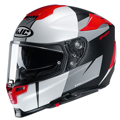 HJC RPHA 70 Terika Red Full Face Motorcycle Helmet Front Left                                                                                                                                                                                                  