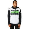 Fox Fox Kawasaki Stripes PO Fleece Black White - Thumbnail 1