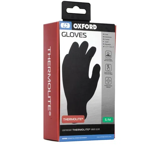 Oxford Products Inner Gloves Knit Thermolite Black