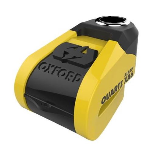 Oxford Products Quartz XA6 Disc Lock - Yellow/Black