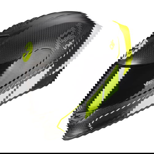 Scorpion EXO R1 Corpus 2 Helmet Black Yellow