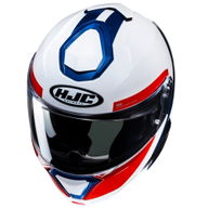 I91 Helmet Bina White Blue Red