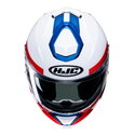 I91 Helmet Bina White Blue Red