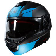 F441 Helmet Analog II Satin Black Gun Blue
