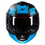 F441 Helmet Analog II Satin Black Gun Blue