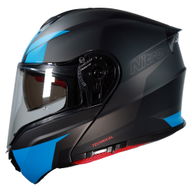 F441 Helmet Analog II Satin Black Gun Blue