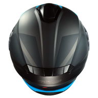 F441 Helmet Analog II Satin Black Gun Blue