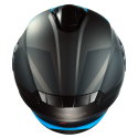 F441 Helmet Analog II Satin Black Gun Blue