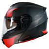 Nitro Nitro F441 Helmet Analog II Satin Black Gun Red - Thumbnail 5