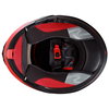 Nitro Nitro F441 Helmet Analog II Satin Black Gun Red - Thumbnail 8