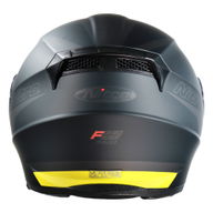 F441 Helmet Analog II Satin Black Gunmetal Yellow
