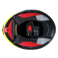 F441 Helmet Analog II Satin Black Gunmetal Yellow