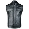 Frank Thomas Frank Thomas Leather Waistcoat Black - Thumbnail 1