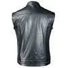 Frank Thomas Frank Thomas Leather Waistcoat Black - Thumbnail 2