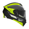 MT MT Genesis SV Helmet Cave Matt Black Fluo Yellow - Thumbnail 4