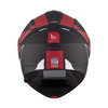 MT MT Genesis SV Helmet Cave Matt Black Red - Thumbnail 5
