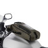 Oxford Products Aqua M8 Khaki Black Motorcycle Tank Bag In Use                                                                                                                                                                                                 