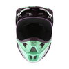 Fox V1 Race Green Motocross Helmet Green Front                                                                                                                                                                                                                 