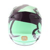 Fox V1 Race Green Motocross Helmet Green Back                                                                                                                                                                                                                  