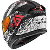 Shark Shark Skwal i3 Helmet Hellcat Black Grey Red - Thumbnail 3