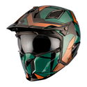 Streetfighter SV S Helmet P1R Matt Black Green Gold