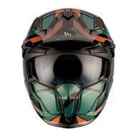 Streetfighter SV S Helmet P1R Matt Black Green Gold