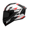 MT MT Stinger 2 Zivze Helmet Black White Red - Thumbnail 1
