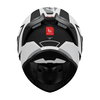 MT MT Stinger 2 Zivze Helmet Gloss Black White - Thumbnail 3
