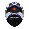 MT MT Stinger 2 Zivze Helmet Black White Blue - Thumbnail 3