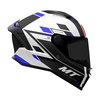 MT MT Stinger 2 Zivze Helmet Black White Blue - Thumbnail 5