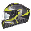 MT Blade 2 SV Blaster Matt Black Fluo Yellow Full Face Motorcycle Helmet Front Left                                                                                                                                                                            