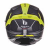 MT Blade 2 SV Blaster Matt Black Fluo Yellow Full Face Motorcycle Helmet Back                                                                                                                                                                                  