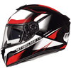 MT Blade 2 SV Fugue Black Red White Full Face Motorcycle Helmet Left Side                                                                                                                                                                                      