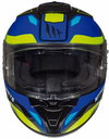 MT Blade 2 SV Fugue Black Blue Flu Yellow Full Face Motorcycle Helmet Front                                                                                                                                                                                    