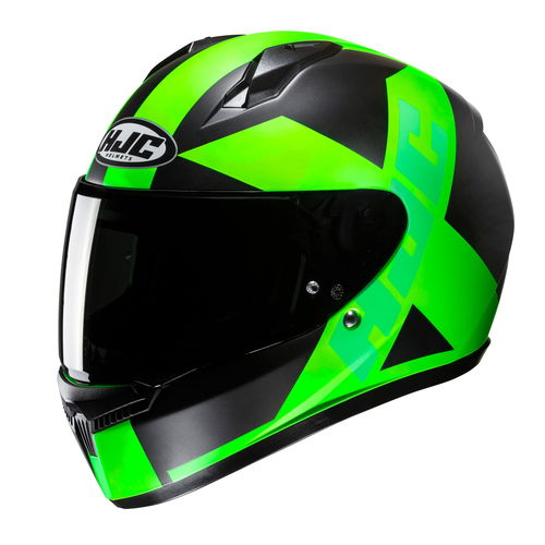 HJC C10 Helmet Tez Green
