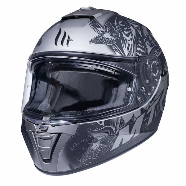 MT Blade 2 SV Breeze Matt Grey Black Full Face Motorcycle Helmet Front Left                                                                                                                                                                                    